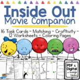 Inside Out Movie | SEL Worksheets, Task Cards, Matching Ga