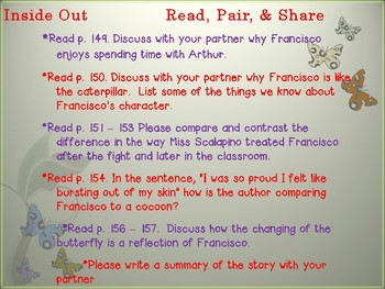 Preview of Inside Out, SF -5  Read, Pair, Share