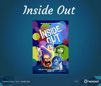 Preview of Inside Out SEL Interactive Movie Guide w/ Questions