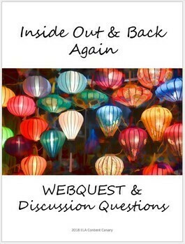 Preview of Inside Out & Back Again Bundle - WebQuest & Discussion Questions + Bonus!