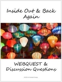 Inside Out & Back Again Bundle - WebQuest & Discussion Que