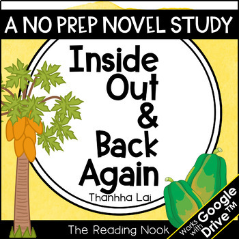 Preview of Inside Out and Back Again Novel Study | Distance Learning | Google Classroom™