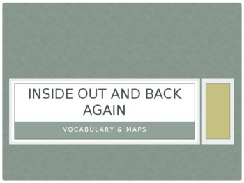 Preview of Inside Out and Back Again Vocabulary PowerPoint