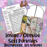 Inside Outside Self Portraits - Therapeutic Art Activity