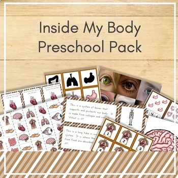 Preview of Inside my Body Preschool and PreK Skills