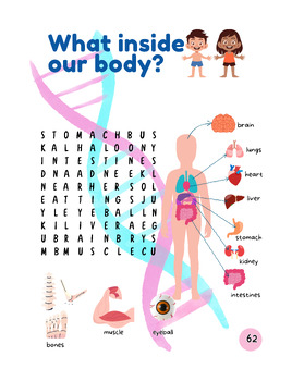 Preview of Inside our Body - Word Search Puzzle