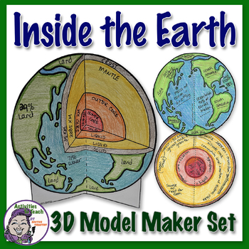 Inside The Earth 3d Earth Structure Model Exploring The