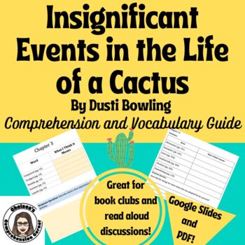 insignificant events in the life of a cactus series
