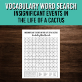 Insignificant Events in the Life of a Cactus Vocabulary Wo