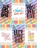 Inspiration and Affirmation cards for teachers and students