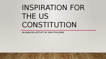 Preview of Inspiration for the US Constitution