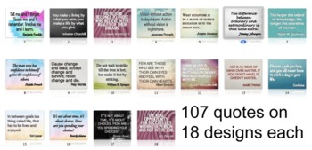 Preview of Inspiration quotes and poster SUPERPACK - 107 quotes