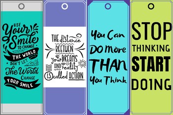 Preview of Inspirational Bookmarks