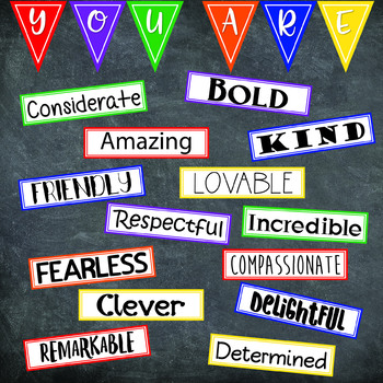 Motivational Bulletin Board or Word Wall Idea - You Are by OldMarket