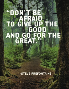 Inspirational Classroom Poster: Don't Be Afraid to Go For Great! by ...