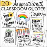 Inspirational Classroom Quotes Posters