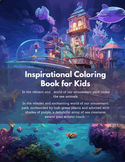 Inspirational Coloring Book for Kids , Demo under the sea animals