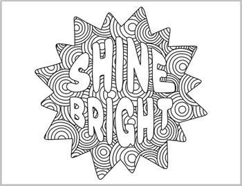 inspirational coloring pages by social workings tpt