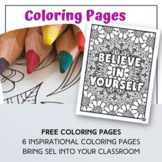 Inspirational Coloring Pages - Any Age - SEL Activity