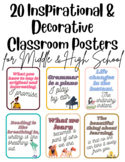 Inspirational & Decorative Classroom Posters