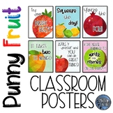 Inspirational Fruit Classroom Decor Posters