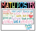 Inspirational Math Poster