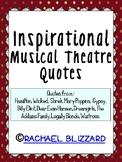 Inspirational Musical Theatre Quotes- With Gold