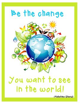 Inspirational Poster for Change by Lisa Gingerich | TPT