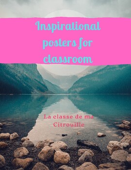 Preview of Inspirational Posters for classrooms