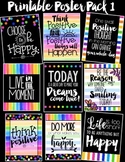 Inspirational Printable Poster Pack #1 {Creative Paper Col