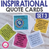 Inspirational Quote Cards Set 3 | Positive and Motivationa
