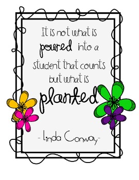 Inspirational Quote - Linda Conway by Tiffany Matthews | TPT