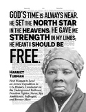 Inspirational Quote Wall Art PDF - Harriet Tubman "I Shoul