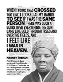 Inspirational Quote Wall Art PDF - Harriet Tubman "When I 