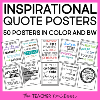 Preview of Inspirational Quote Posters