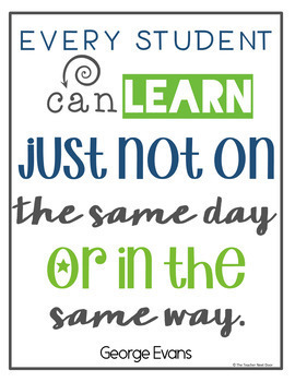 Inspirational Quote Posters for Teachers by The Teacher Next Door