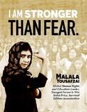 Inspirational Quote Wall Art PDF - Malala Yousafzai "I Am 