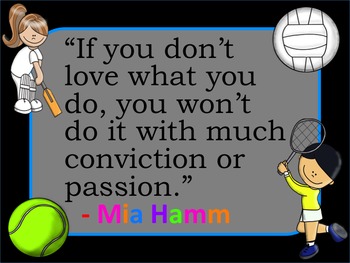 Physical Education Inspirational Quotes Famous Athletes By Active Math Games