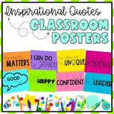 Inspirational Quotes Classroom Posters
