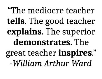 Preview of Inspirational Quotes - For Teachers