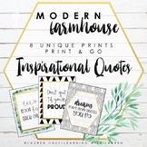 Inspirational Quotes: Modern Farmhouse Theme Decor