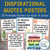 Inspirational Quotes Posters | Inspirational Classroom Pos