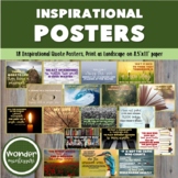 Inspirational Quotes - Posters, Writing Prompts, Classroom