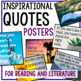 Inspirational Quotes Posters for Reading and Literature
