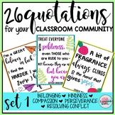 Inspirational Quotes Printables Classroom Community Poster