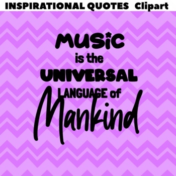 Inspirational Quotes for Musicians Digital Sticker Set Clipart Sayings