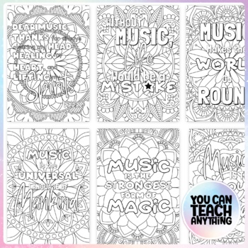 Inspirational Quotes for Musicians GROWTH MINDSET Colouring Book pdf