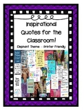 Inspirational Quotes for the Classroom - Elephant Theme an