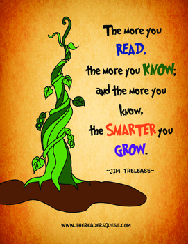 Inspirational Reading Quotes Posters by The Reader's Quest | TpT