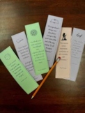 Inspirational & Reading Tracker bookmarks